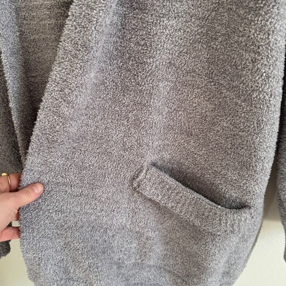 Barefoot Dreams Cozy Chic Cardigan Gray M - Picture 4 of 9